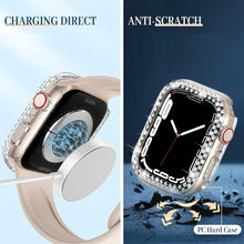 Load image into Gallery viewer, apple watch series 10 bling full protection hard clear case cover | marketzone christchurch
