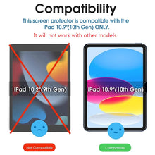 Load image into Gallery viewer, apple ipad 10th gen 10.9 inch tempered glass screen protector | marketzone christchurch
