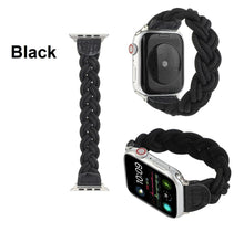 Load image into Gallery viewer, nylon woven braided twisted bracelet solo loop bands straps for apple watch | marketzone christchurch
