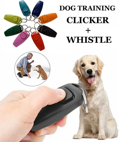 dog training clicker and whistle pet trainer tool for dogs cats birds horses | marketzone christchurch