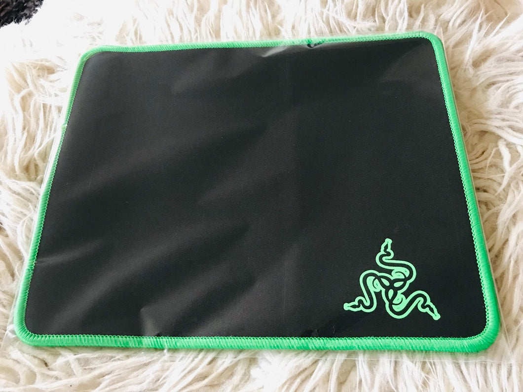 premium quality gaming mouse pad green with logo | marketzone christchurch