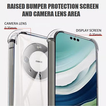 Load image into Gallery viewer, For Huawei Mate 60 Pro Premium Soft Silicone TPU Clear Shockproof Back Cover With Built In Lens Protection
