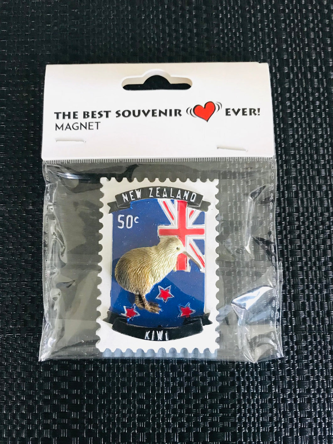 new zealand kiwi bird stamp - nz fridge magnet souvenir | marketzone christchurch