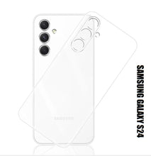 Load image into Gallery viewer, for samsung s24 series premium soft silicone tpu shockproof back cover with camera lens protector | marketzone christchurch
