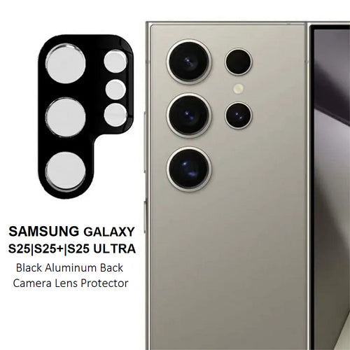 samsung s25 series black aluminum back camera lens protector | marketzone christchurch