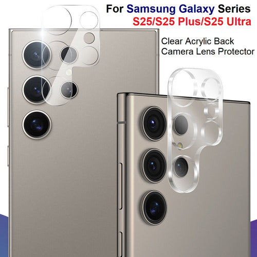 samsung s25 series clear acrylic back camera lens protector | marketzone christchurch