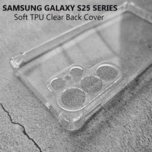 Load image into Gallery viewer, samsung s25 series soft tpu clear phone protection back cover case | marketzone christchurch
