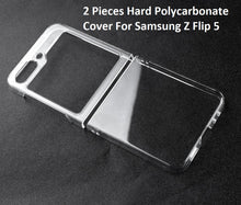 Load image into Gallery viewer, for samsung galaxy z flip 5 5g crystal clear hard polycarbonate body cover | marketzone christchurch
