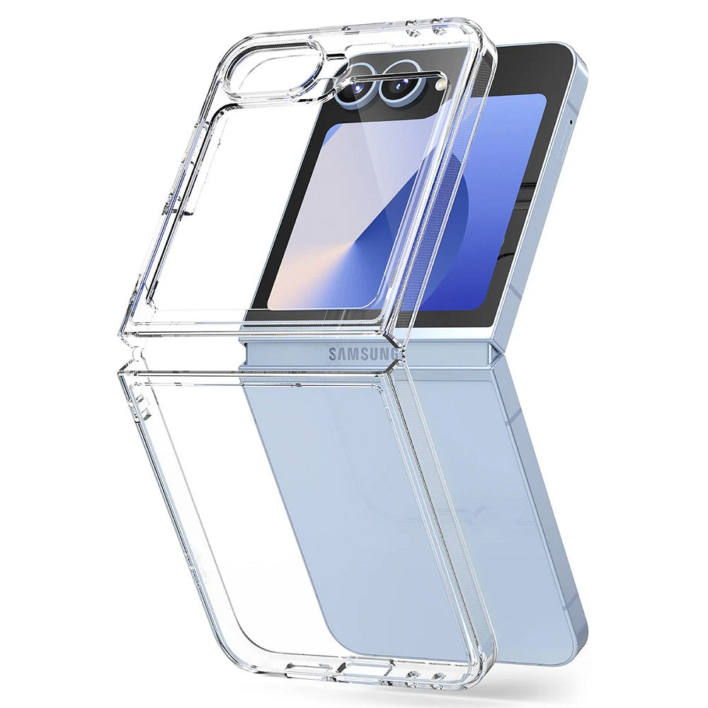 samsung z flip 6 2 piece acrylic clear hard cover | marketzone christchurch