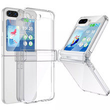 Load image into Gallery viewer, samsung z flip 6 full protection clear pc shell cover with hinge protection | marketzone christchurch
