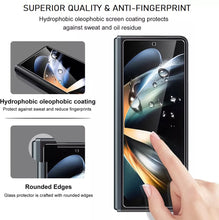 Load image into Gallery viewer, for samsung galaxy z fold5 5g premium clear / privacy front led screen tempered glass protector | marketzone christchurch
