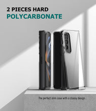 Load image into Gallery viewer, for samsung galaxy z fold 5 5g hard crystal clear polycarbonate back and front protection cover | marketzone christchurch
