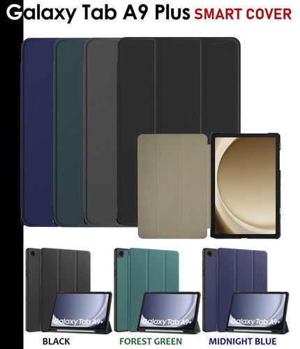 for samsung galaxy tab a9 Plus a9+ premium pu leather full protection magnetic smart cover | marketzone christchurch