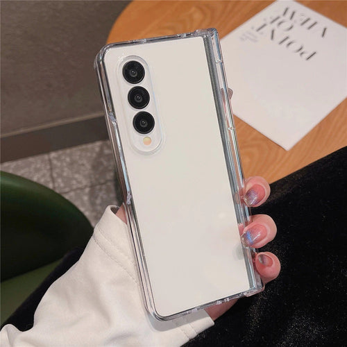 samsung z fold 6 full protection clear pc shell cover | marketzone christchurch