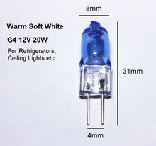 Load image into Gallery viewer, g4 12V 20w oven cooker hood fridge replacement halogen pin light bulb | marketzone christchurch
