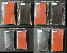 Load image into Gallery viewer, iphone 15 / 16 series pu leather flip wallet cover with lens protection | marketzone christchurch
