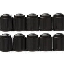 Load image into Gallery viewer, black plastic tyre tire wheel valve caps | marketzone christchurch
