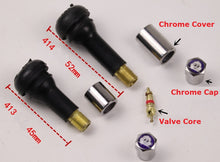 Load image into Gallery viewer, tr413 chrome tyre tire valve stems with copper core | marketzone christchurch
