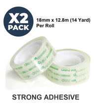 Load image into Gallery viewer, 18mm transparent clear single side home office adhesive tape | marketzone christchurch
