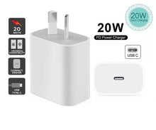 Load image into Gallery viewer, 20w fast charging usb type-c power delivery wall charger white | marketzone christchurch
