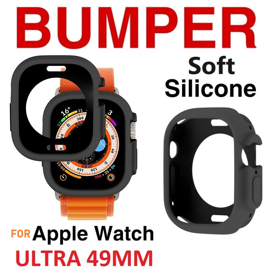 for apple watch ultra 49mm silicone protection bumper cover | marketzone christchurch