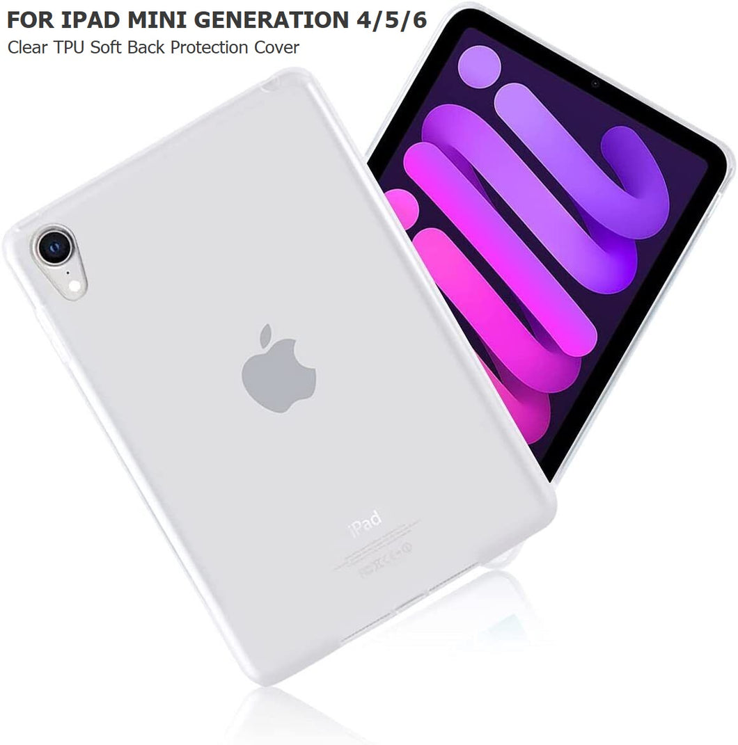 for apple ipad mini 4/5/6 ultra-thin premium transparent soft tpu back cover | marketzone christchurch