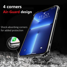 Load image into Gallery viewer, for apple iphone 14 series soft clear tpu shockproof back cover with integrated camera lens protector | marketzone christchurch
