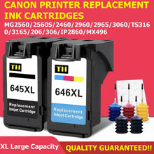 Load image into Gallery viewer, canon replacement ink cartridges pg-645xl cl-646xl for canon printers | marketzone christchurch
