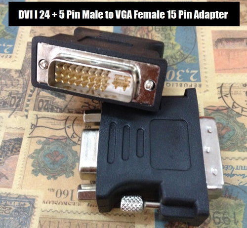 dvi 24+5 male to vga female video port adapter converter | marketzone christchurch