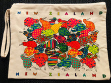 Load image into Gallery viewer, nz theme cotton zipper bags 3 designs new zealand souvenirs | marketzone christchurch

