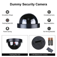 Load image into Gallery viewer, dummy security cctv surveillance camera with flashing blinking red light | marketzone christchurch
