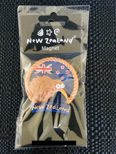 kiwi bird new zealand flag - nz fridge magnet souvenir | marketzone christchurch