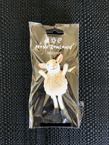 sheep nylon string legs - new zealand fridge magnet souvenir | marketzone christchurch
