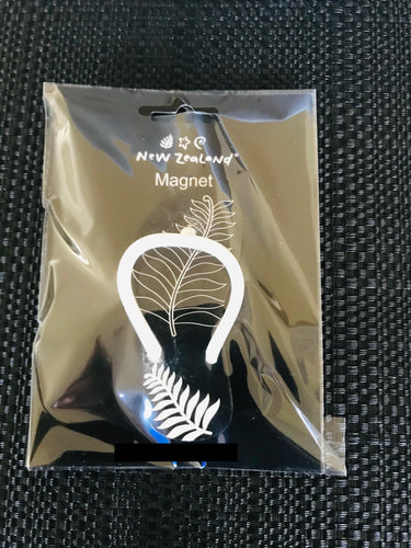 slipper fern leaf - nz fridge magnet souvenir | marketzone christchurch