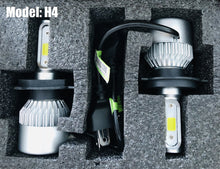 Load image into Gallery viewer, hiloly taiwan H4 car LED COB headlights light bulbs headlamps 36W 6000LM 6000K white | marketzone christchurch
