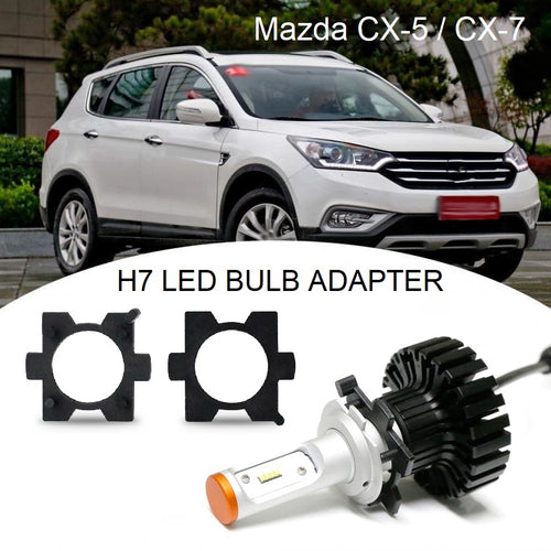 model l08 h7 car led bulb headlight holder adapter for mazda cx-5 cx-7 (low beam) | marketzone christchurch