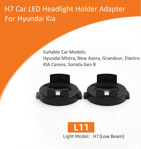 model l11 h7 led car headlight holder retainer adapter l11 model for hyundai kia | marketzone christchurch