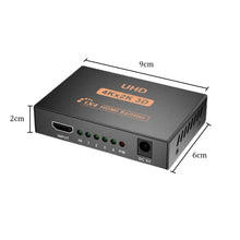 Load image into Gallery viewer, hdmi 1 in 4 out 4k 3d compatible video display splitter extender | marketzone christchurch
