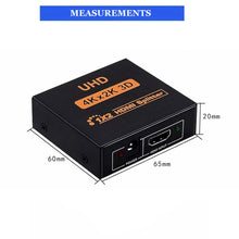 Load image into Gallery viewer, hdmi 1 in 2 out video display extender splitter | marketzone christchurch
