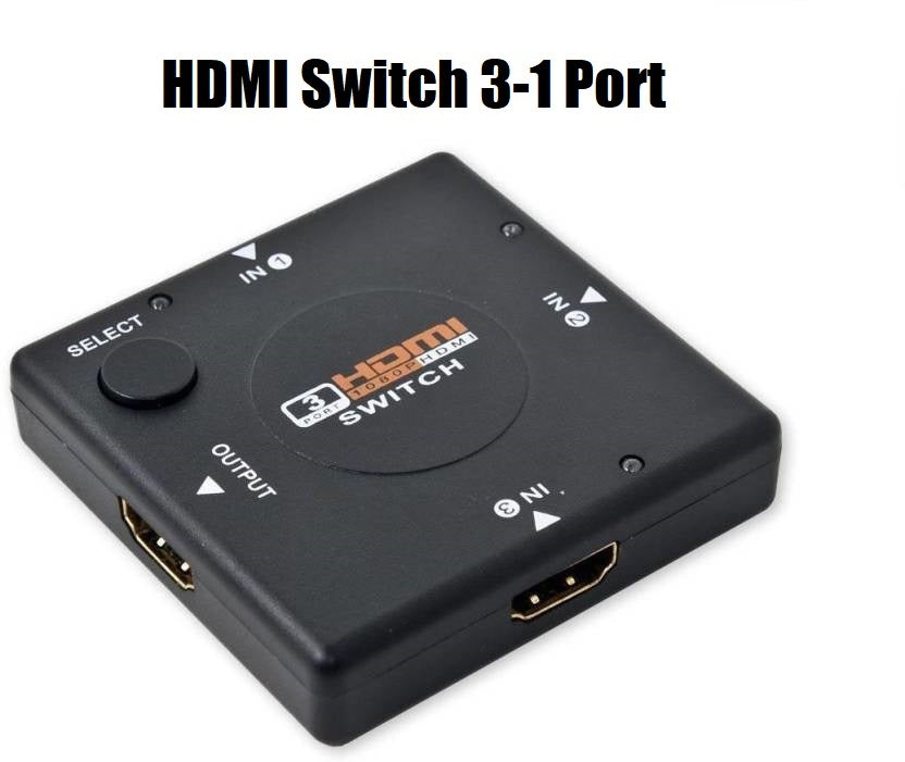 3 port hdmi 1080p switch switcher splitter hub | marketzone christchurch