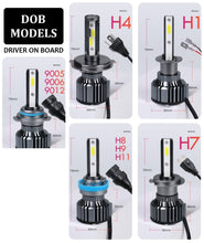 Load image into Gallery viewer, hiloly taiwan super premium H8 H9 H11 car LED DOB headlights light bulbs 55W 9400LM 6000K white | marketzone christchurch
