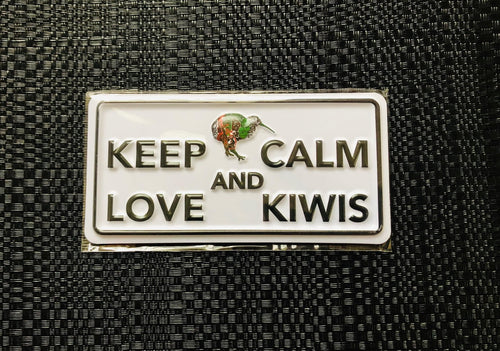 keep clam love kiwis - nz fridge magnet souvenir | marketzone christchurch