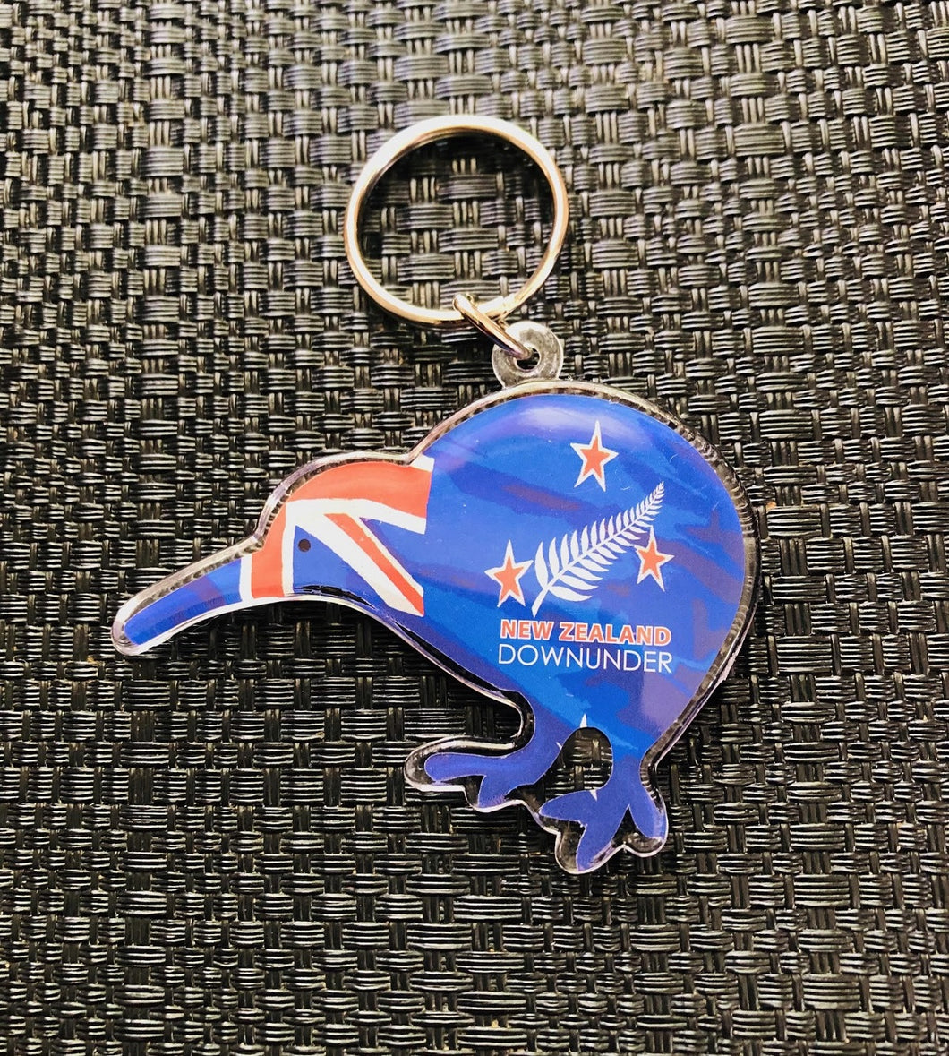 kiwi new zealand flag nz key chain souvenir | marketzone christchurch