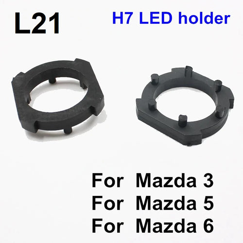 model l21 h7 car led headlight holder adapter for mazda 3/5/6 | marketzone christchurch