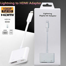 Load image into Gallery viewer, for apple iPhone iPad lightning to hdmi digital av display video adapter | marketzone christchurch
