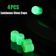 Load image into Gallery viewer, luminous fluorescent glow car tyre tire valve stem cover caps | marketzone christchurch
