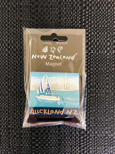 nz auckland sail - nz fridge magnet souvenir | marketzone christchurch