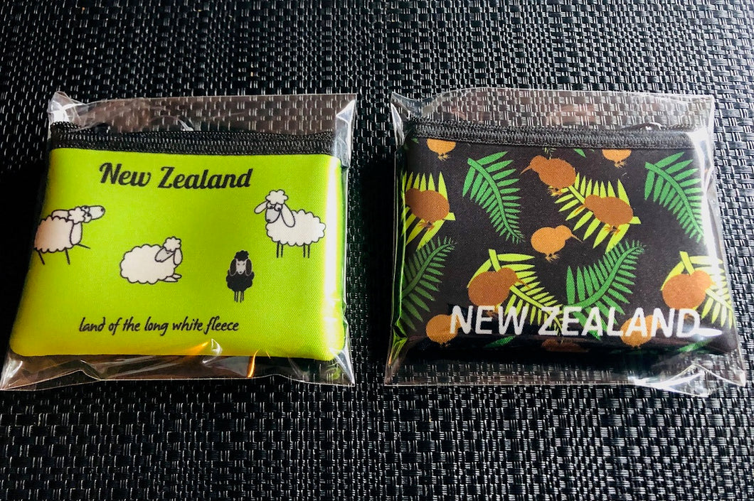 new zealand theme coin purse with zipper nz souvenir | marketzone christchurch