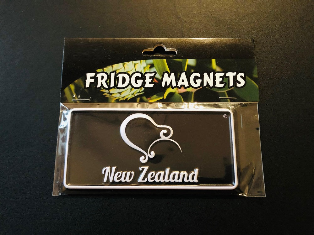 nz kiwi bird black - nz fridge magnet souvenir | marketzone christchurch