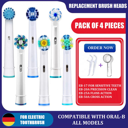 replacement brush heads for braun oral b electric toothbrush | marketzone christchurch